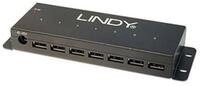 LINDY 42794 7 Port USB 2.0 Metall Hub