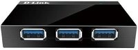 D-Link DUB-1340 4 Port USB 3.0 Hub (abw&auml;rtskompatibel, Geschwindigkeiten von...