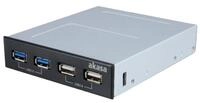 Akasa 3.5'' Zoll Interconnect S Vorderseite USB 3.0 Frontplatte, USB 3.0 Front Panel