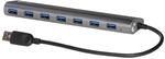 i-tec USB 3.0 Metal Charging HUB 7 Port mit Netzadapter, 7x USB 3.0 Ladeport,...