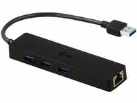 i-tec USB 3.0 Slim HUB 3 Port + Gigabit Ethernet Adapter, USB 3.0 auf RJ-45,