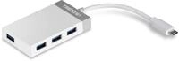 TRENDnet TUC-H4E USB zu 4-Port USB 3.0 Hub mit Stromversorgung, Plug & Play,