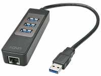 LINDY 43176 - USB 3.1 Hub und Gigabit Ethernet Adapter