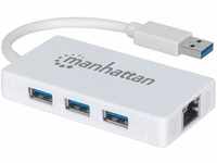 Manhattan 507578 Netzwerkadapter 1 GBit/s USB 3.2 Gen 1 (USB 3.0)