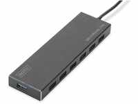 DIGITUS USB-Hub - 7 Ports - Super-Speed USB 3.0 - 5 GBit/s - Plug&Play -