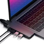 SATECHI Type-C Pro Hub Adapter mit Ethernet &ndash; 4K HDMI, USB-C PD, Gigabit Ethernet,