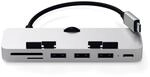 SATECHI USB-C Klemmen-Hub Pro mit USB C Datenport, USB-A 3.0, Micro/SD-Kartenleser,
