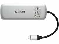 Kingston Nucleum C-HUBC1-SR-EN USB C Hub Type-C Adapter (mit USB 3.0 Schnittstellen,