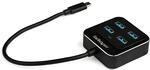 StarTech.com USB-C Hub 4 Port - USB Typ-C/USB 3.1 Gen 2 Hub (10Gbit/s) - Bus Powered
