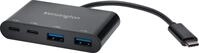 Kensington USB-C 4-Anschluss Hub, &Uuml;bertragungsgeschwindigkeit bis zu 5 Gbit/s,...