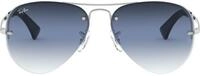 Ray-Ban Unisex RB3449 Sonnenbrille, Silver, 59