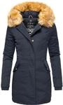 MARIKOO Damen Winter Kurzmantel Karmaa Navy Gr. XXL