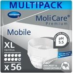 MoliCare premium Mobile 10 Tropfen Inkontinenzhosen | Gr&ouml;&szlig;e XL | 4 x 14 St.