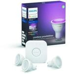 Philips by Signify Hue Color 3xGU10 Bulbr Starter Kit Richer, 929001953103 (Kit