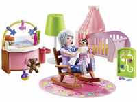 PLAYMOBIL Dollhouse 70210 Babyzimmer mit Babybett und Figuren, ab 4 Jahren