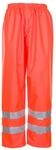 Planam Gr&ouml;&szlig;e L Herren Warn-/Wetterschutz Regenhose Uni Uni-orange, 2064052