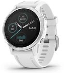 Garmin Fenix 6S GPS-Multisport-Smartwatch mit Herzfrequenzmessung am Handgelenk.