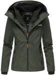 MARIKOO Damen &Uuml;bergangsjacke Outdoor Regenjacke Fleece Jacke Gef&uuml;ttert Kapuze...