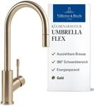 Villeroy & Boch Umbrella Flex K&uuml;chenarmatur, Hochdruck, Wasserhahn K&uuml;che mit