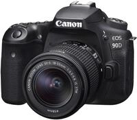 Canon EOS 90D Spiegelreflexkamera Geh&auml;use - mit Objektiv EF-S 18-55mm F3.5-5.6...