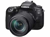 Canon EOS 90D Spiegelreflexkamera - mit Objektiv EF-S 18-135mm F3.5-5.6 IS USM...
