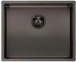 REGINOX Sp&uuml;le MIAMI 50 x 40 in der Farbe GUN METAL/PVD-Beschichtung/Sp&uuml;lbecken