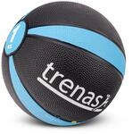 trenas Medizinball - Gummi - 1 kg - 1,5 kg - 2 kg - 3 kg - 4 kg - 5 kg - Robuster und