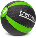 trenas Medizinball - Gummi - 1 kg - 1,5 kg - 2 kg - 3 kg - 4 kg - 5 kg - Robuster und