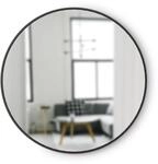 Umbra Hub runder Wandspiegel mit Gummirahmen, moderner Stil f&uuml;r Badezimmer,