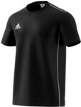 adidas Herren Core 18 T-shirt, Black/White, M