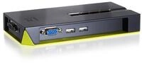 LevelOne 2-Port USB KVM Switch (Black Edition)
