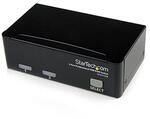 StarTech.com 2 Port VGA USB KVM Switch - VGA KVM Umschalter inkl. Kabel