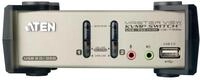 ATEN CS1732B KVM Switch VGA, PS/2-USB, Audio, USB-Hub, 2 Ports