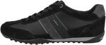 Geox Herren U Wells C Sneakers, Black Dk Jeans, 45 EU