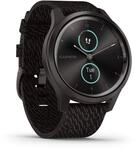 Garmin Unisex &ndash; Erwachsene v&iacute;vomove Style, Schwarz/Nylon, M, 010-02240-03