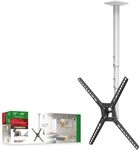 Barkan lange Wei&szlig; TV Deckenhalterung, 29 - 65 Zoll Neigbar / Vollbewegung...