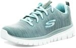 Skechers Graceful - Twisted Fortune 12614-GYMN, Women Sneakers, Mint, 40 EU