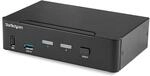 StarTech.com 2 Port DisplayPort KVM Switch - 4K 60Hz - Einzelner DP 4K Bildschirm -