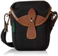 Billingham 72 kleine Kameratasche (schwarzes Canvas/hellbraunes Leder)