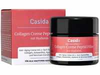 Collagen Creme Peptid Filler + Hyaluron Anti-Falten Creme mit Collagen,...