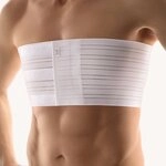 Bort Elastischer Rippengurt M&auml;nner, wei&szlig; XL