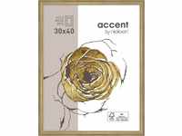 accent by nielsen Holz Bilderrahmen Ascot, 30x40 cm, Gold