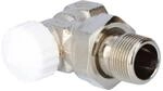 TA Heimeier Thermostat-Unterteil V-exakt II Rotguss vernickelt, Eck 3/4 Zoll, kvs