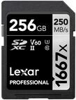 Lexar Professional 1667x SD Karte 256GB, Speicherkarte SDXC UHS-II, Bis zu 250 MB/s