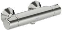 Hansa Brause-Thermostat HANSAMICRA AP, S-Ans., vert. Kalt-/Warmw.-Ans., chr