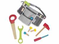 roba Kinder-Werkzeuggürtel inkl. Werkzeugtasche mit 11-teiligem Werkzeug-Set aus