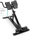 Sportstech 6in1 Bauch- und R&uuml;ckentrainer f&uuml;r zuhause, Multifunktion Hantelbank