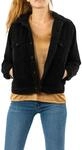 Levi's Damen Ex-Boyfriend Sherpa Trucker Jacke, Forever Black, Gr.S