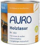 Auro Holzlasur Aqua - Nu&szlig;baum - 0,375L