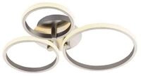 casa NOVA Deckenleuchte LED CIRCLES (DH 50x7 cm) DH 50x7 cm grau Deckenleuchte
